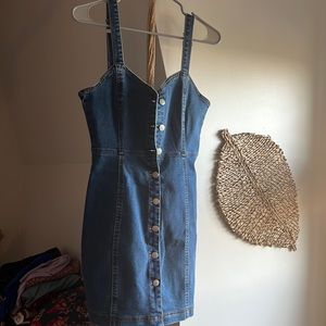 Nwt denim mini dress
